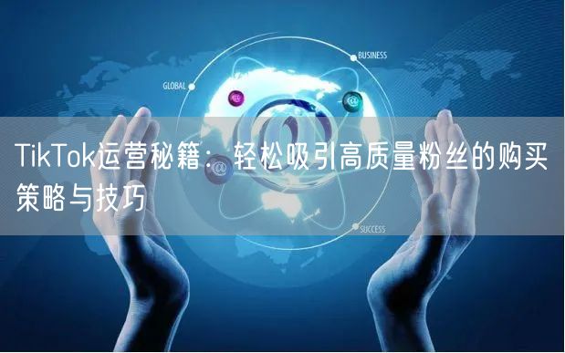 TikTok运营秘籍：轻松吸引高质量粉丝的购买策略与技巧