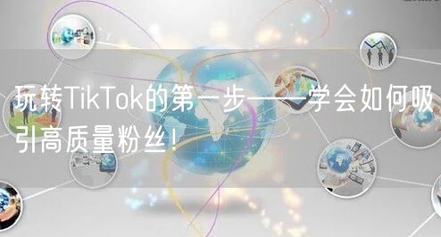 玩转TikTok的第一步——学会如何吸引高质量粉丝！
