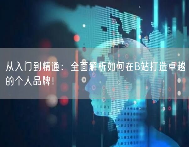从入门到精通：全面解析如何在B站打造卓越的个人品牌！