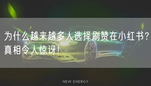 为什么越来越多人选择刷赞在小红书？真相令人惊讶！