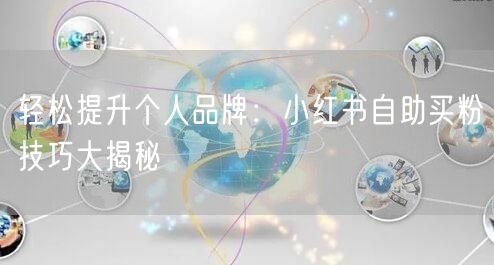 轻松提升个人品牌：小红书自助买粉技巧大揭秘