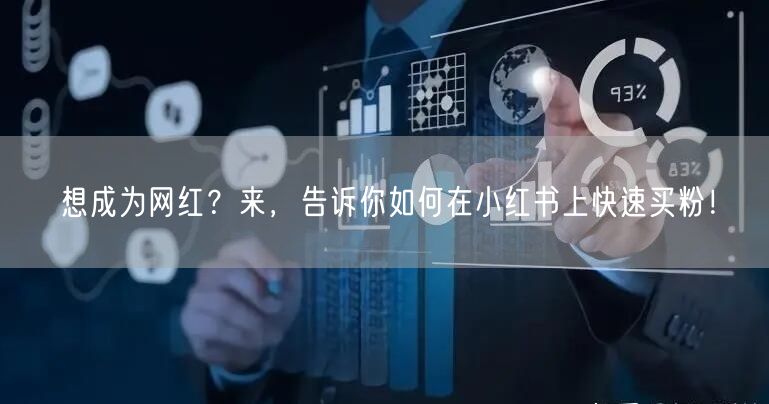 想成为网红？来，告诉你如何在小红书上快速买粉！